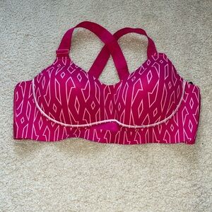 Hot pink Ivy Park sports bra